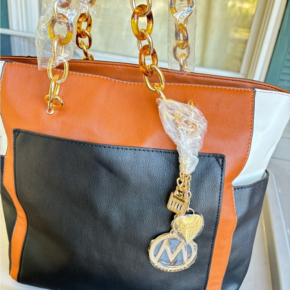MKF Collection Rochelle Color Block Tote - Picture 9 of 11